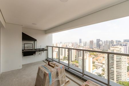 Varanda da Sala de apartamento à venda com 3 quartos, 138m² em Santo Amaro, São Paulo