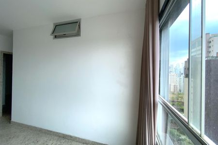 Varanda da sala de apartamento à venda com 2 quartos, 73m² em Vale do Sereno, Nova Lima