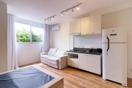 Stúdio / Cozinha de apartamento para alugar com 1 quarto, 23m² em Barra Funda, São Paulo