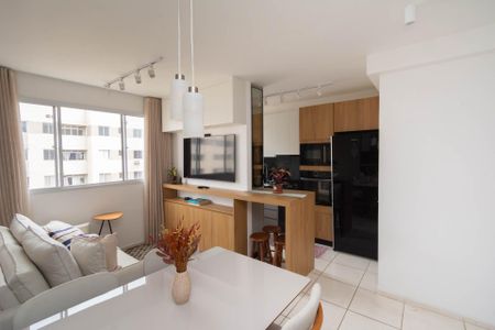 Sala de apartamento para alugar com 2 quartos, 47m² em Jk, Contagem