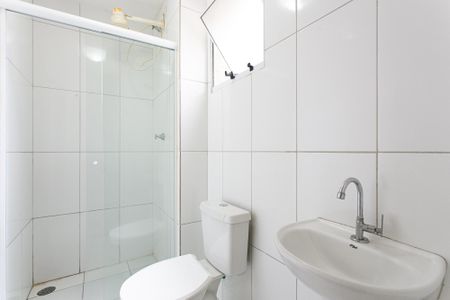 Banheiro de kitnet/studio para alugar com 1 quarto, 20m² em Tatuapé, São Paulo