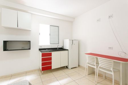 Cozinha de kitnet/studio para alugar com 1 quarto, 20m² em Tatuapé, São Paulo