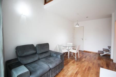 Sala de apartamento para alugar com 1 quarto, 52m² em Moema, São Paulo