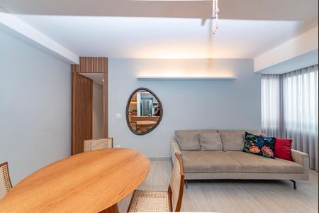 Sala de apartamento para alugar com 2 quartos, 70m² em Vila da Serra, Nova Lima
