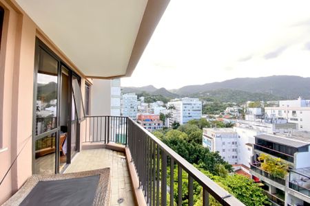 Varanda  de apartamento para alugar com 1 quarto, 50m² em Leblon, Rio de Janeiro