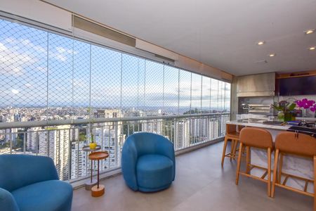 Varanda de apartamento à venda com 3 quartos, 223m² em Vila Morumbi, São Paulo