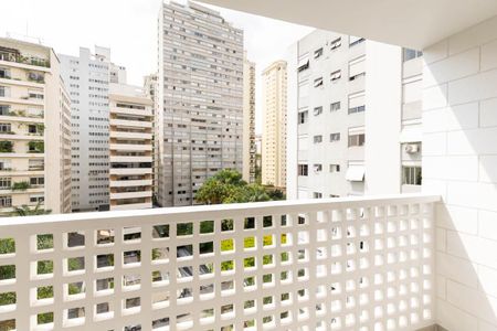 Varanda da Sala de apartamento para alugar com 3 quartos, 142m² em Santa Cecilia, São Paulo