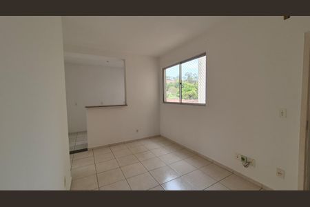 Sala de apartamento para alugar com 2 quartos, 55m² em Centro, Ribeirão das Neves