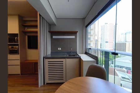 Studio à venda com 26m², 1 quarto e sem vaga Studio à venda com 26m², 1 quarto e sem vagaVaranda