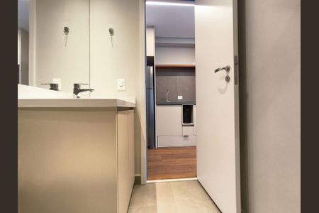 Studio à venda com 26m², 1 quarto e sem vaga Studio à venda com 26m², 1 quarto e sem vagaBanheiro