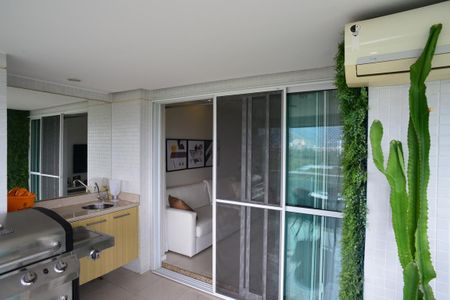 Varanda da Sala de apartamento à venda com 3 quartos, 119m² em Barra da Tijuca, Rio de Janeiro