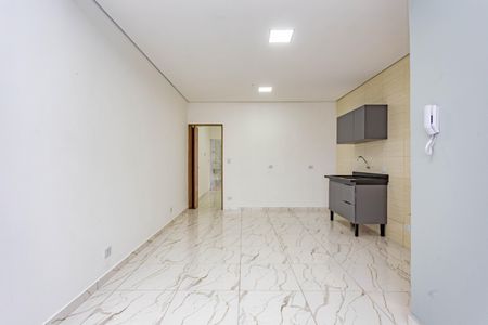 Sala e cozinha de apartamento para alugar com 1 quarto, 50m² em Jardim Previdencia, São Paulo