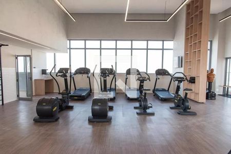 Apartamento para alugar com 40m², 1 quarto e 1 vaga Apartamento para alugar com 40m², 1 quarto e 1 vagaÁrea comum - Academia