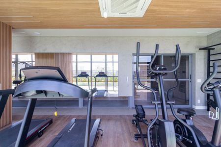 Apartamento para alugar com 64m², 2 quartos e 2 vagas Apartamento para alugar com 64m², 2 quartos e 2 vagasÁrea comum - Academia
