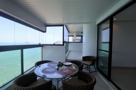 Varanda de apartamento para alugar com 4 quartos, 190m² em Morro do Maluf, Guarujá