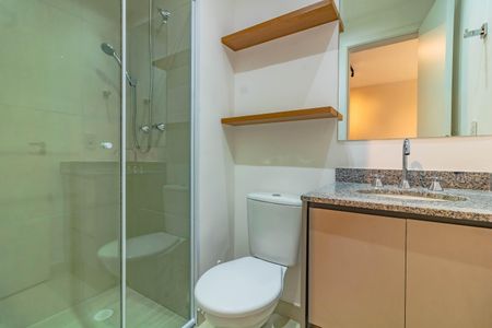 Banheiro Social de kitnet/studio para alugar com 1 quarto, 29m² em Vila da Saúde, São Paulo