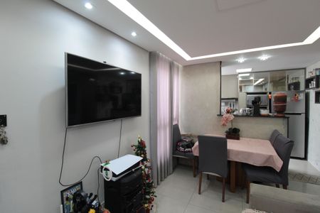 Sala de apartamento à venda com 2 quartos, 48m² em Kennedy, Contagem