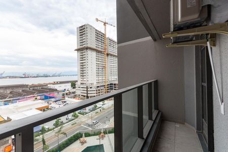 Varanda da Sala de apartamento para alugar com 2 quartos, 45m² em Santo Cristo, Rio de Janeiro