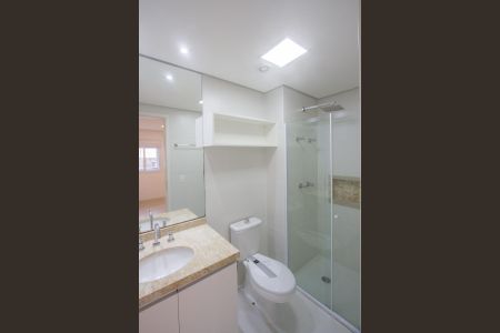 Banheiro Social de apartamento para alugar com 1 quarto, 42m² em Campo Belo, São Paulo