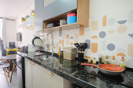 Studio à venda com 20m², 1 quarto e sem vagaCozinha