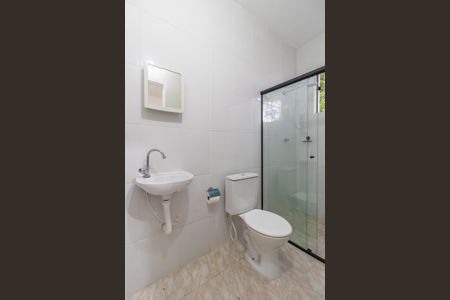 Banheiro da Suíte de kitnet/studio para alugar com 1 quarto, 40m² em Vila Universal, Barueri