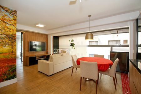 Sala e Cozinha de apartamento para alugar com 1 quarto, 64m² em Jardim Paulista, São Paulo