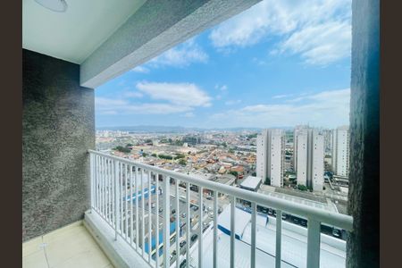 Varanda da Sala de apartamento para alugar com 2 quartos, 47m² em Vila das Bandeiras, Guarulhos