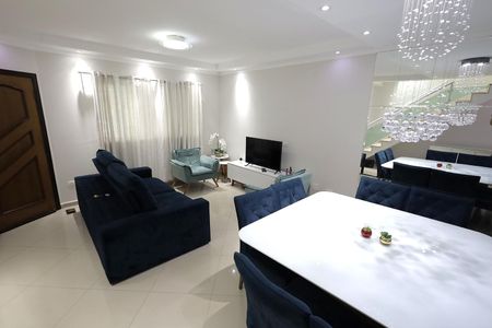 Sala de Jantar de casa à venda com 3 quartos, 131m² em Vila Helena, Santo André