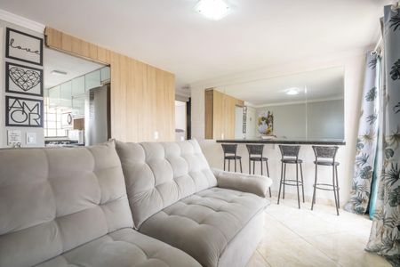 Sala de apartamento à venda com 2 quartos, 53m² em Piratininga, Osasco
