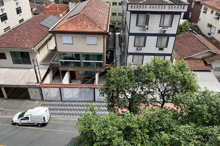 Vista da Sala de casa de condomínio para alugar com 3 quartos, 119m² em Embaré, Santos