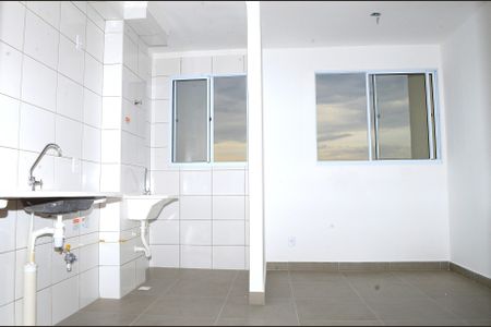 Sala/Cozinha de apartamento para alugar com 2 quartos, 51m² em São Gabriel, Belo Horizonte