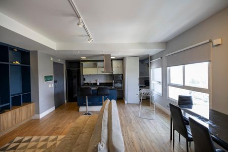 Sala_Cozinha - Conjugadas de apartamento para alugar com 1 quarto, 63m² em Melville Empresarial Ii, Barueri
