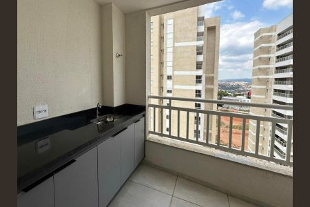 Varanda da Sala de apartamento para alugar com 3 quartos, 67m² em Parque Campolim, Sorocaba
