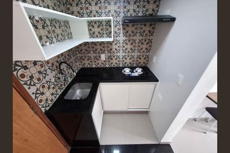 Cozinha  de apartamento para alugar com 1 quarto, 24m² em Laranjeiras, Rio de Janeiro