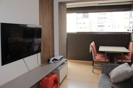sala  de apartamento para alugar com 1 quarto, 35m² em Consolação, São Paulo