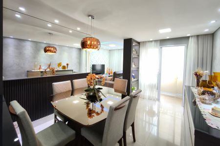 Sala de Jantar de apartamento à venda com 2 quartos, 68m² em Residencial Parque da Fazenda, Campinas