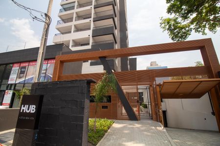 Studio para alugar com 31m², 1 quarto e sem vagaFachada e portaria