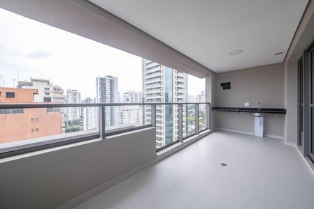 Varanda de apartamento à venda com 2 quartos, 81m² em Brooklin, São Paulo