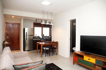 Sala de apartamento para alugar com 1 quarto, 55m² em Centro Histórico, Porto Alegre