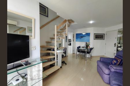Sala de apartamento à venda com 2 quartos, 74m² em Barra da Tijuca, Rio de Janeiro