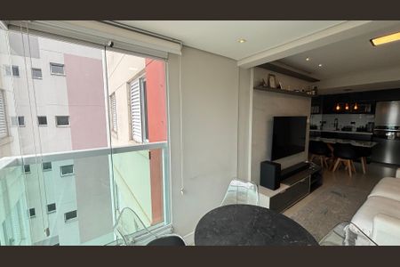Varanda da Sala de apartamento para alugar com 2 quartos, 60m² em Jardim, Santo André