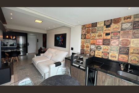 Varanda da Sala de apartamento para alugar com 2 quartos, 60m² em Jardim, Santo André