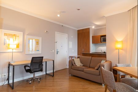 Sala de apartamento para alugar com 1 quarto, 50m² em Consolação, São Paulo