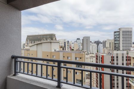 Varanda de apartamento para alugar com 1 quarto, 25m² em Vila Nova Conceição, São Paulo