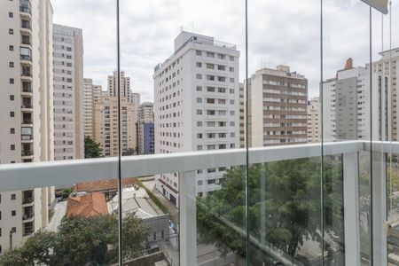 Vista de apartamento à venda com 2 quartos, 76m² em Indianópolis, São Paulo