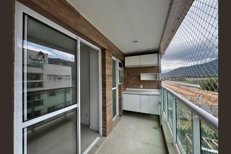 Varanda de apartamento à venda com 3 quartos, 124m² em Vargem Pequena, Rio de Janeiro