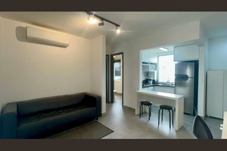 Sala de apartamento para alugar com 1 quarto, 40m² em Cerqueira César, São Paulo