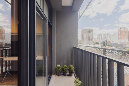 Varanda de apartamento para alugar com 1 quarto, 28m² em Pinheiros, São Paulo