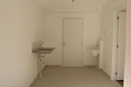 Sala e Cozinha Integrada de apartamento para alugar com 1 quarto, 30m² em Bom Retiro, São Paulo