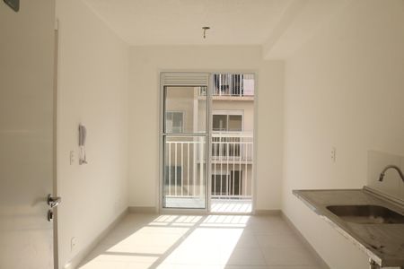 Sala e Cozinha Integrada de apartamento para alugar com 1 quarto, 30m² em Bom Retiro, São Paulo